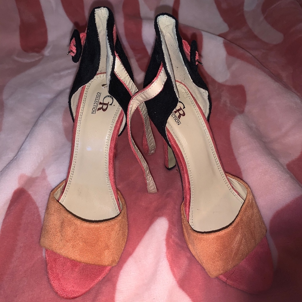 Velvet Sandal Heels